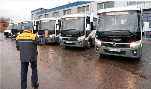 Новые автобусы вышли на маршруты в Мытищах Новые автобусы вышли на маршруты в Мытищах