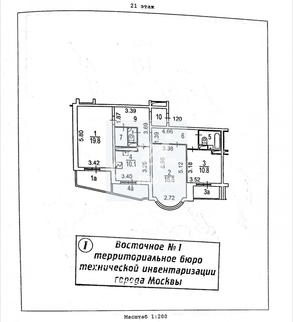 Продажа 3-комнатной квартиры 96 кв. м, 21/24 этаж в г. Москва, Лухмановская  улица, д. 15к3